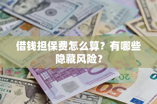 武汉借钱担保费怎么算？有哪些隐藏风险？
