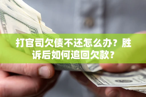 武汉打官司欠债不还怎么办？胜诉后如何追回欠款？