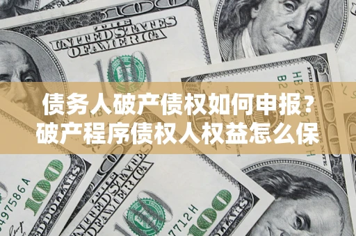 武汉债务人破产债权如何申报？破产程序债权人权益怎么保障？