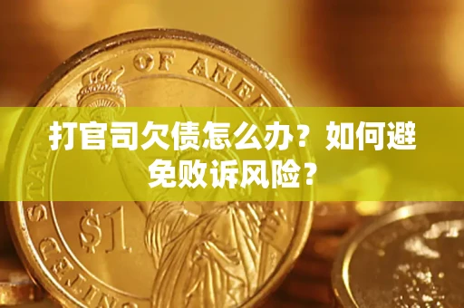 武汉打官司欠债怎么办？如何避免败诉风险？