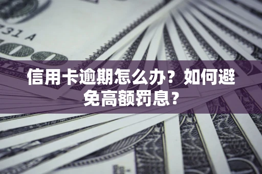 武汉信用卡逾期怎么办？如何避免高额罚息？