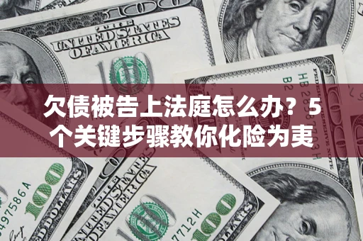 武汉欠债被告上法庭怎么办？5个关键步骤教你化险为夷